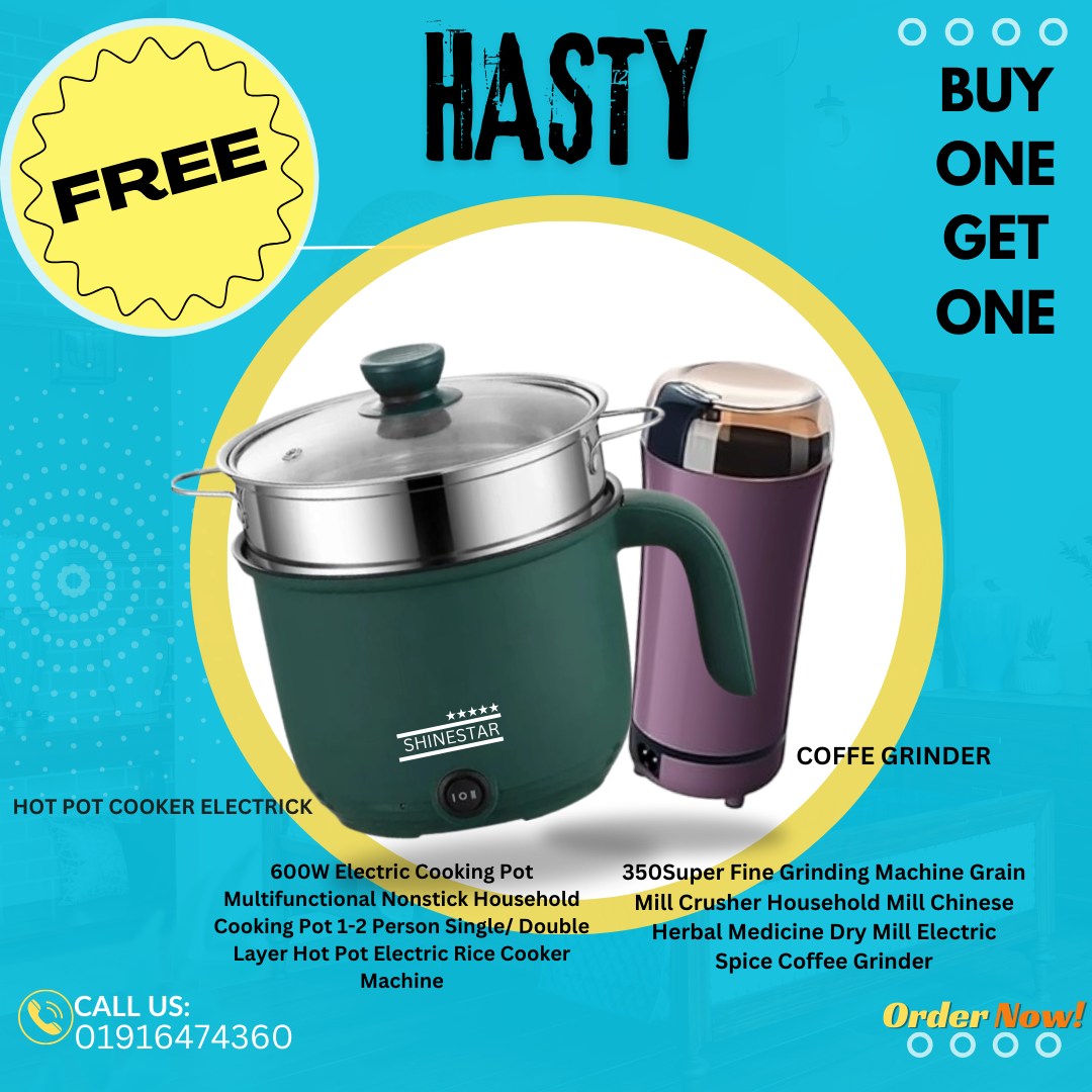 BUY 1 MULTI RICE COOKER GET 1  COFFE GRINDER