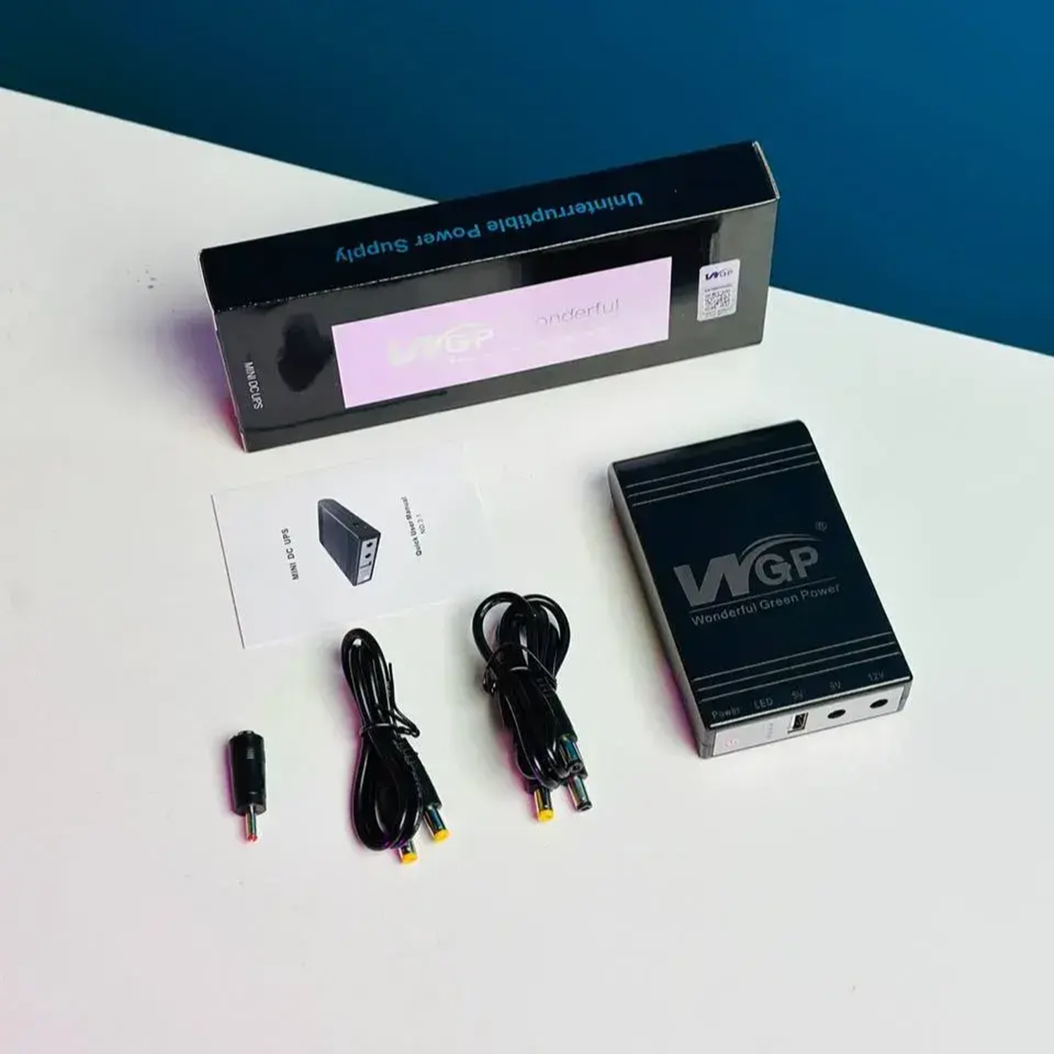 New WGP Mini UPS - 10400 MAH 5v,9v,12v (Without Adapter)